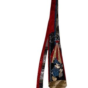 Disney Red and Black Mickey Mouse Tie